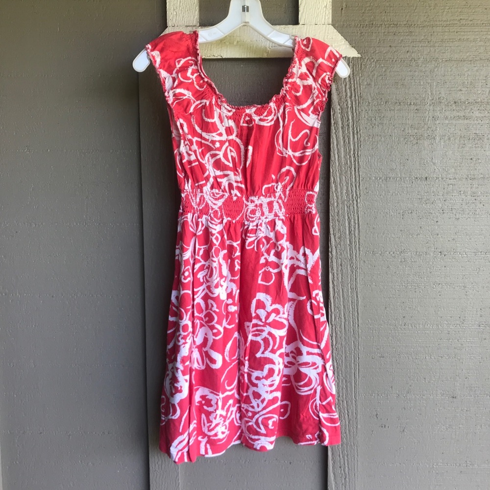 Orange & White Sundress - Picture 2 of 3